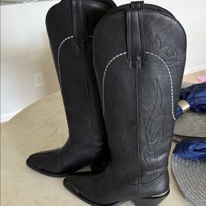 The Kooples Black Leather Boots